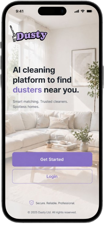 Dusty app screenshot